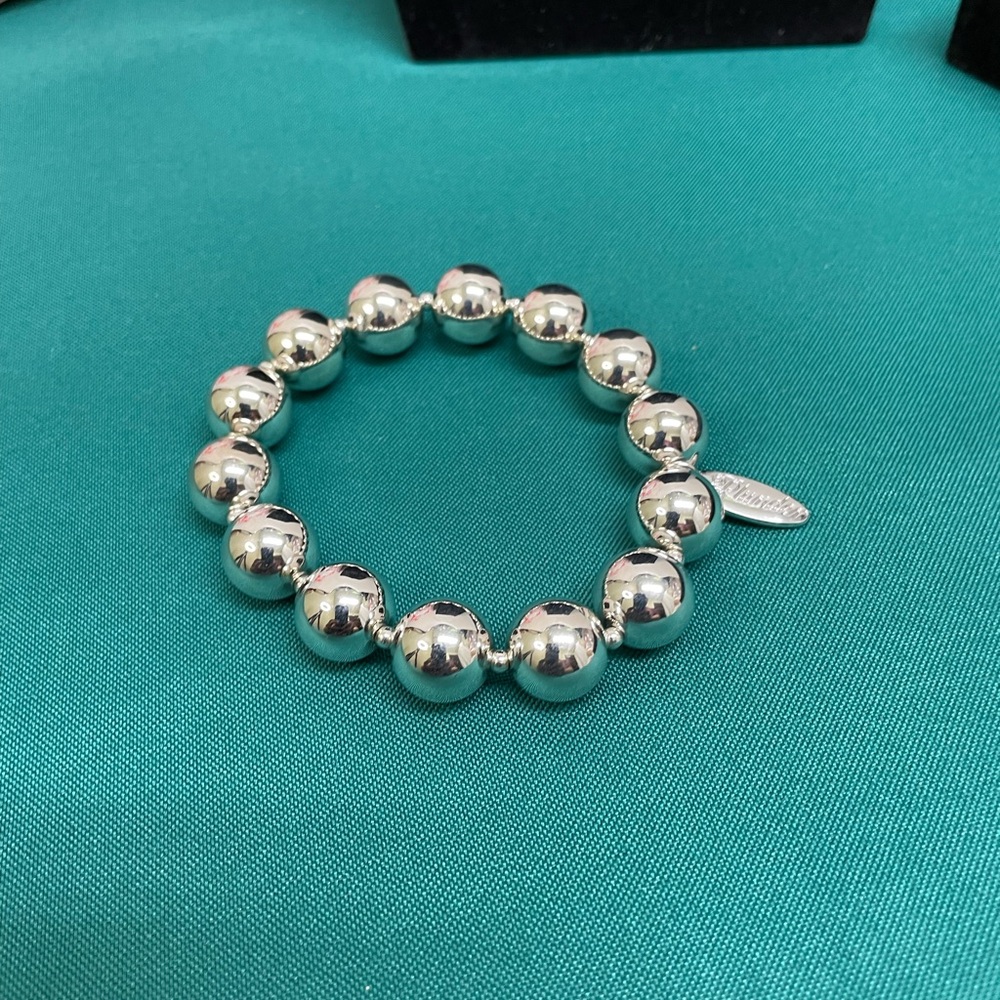 Plunder Silver Beaded Bracelet - Picture 2 of 2